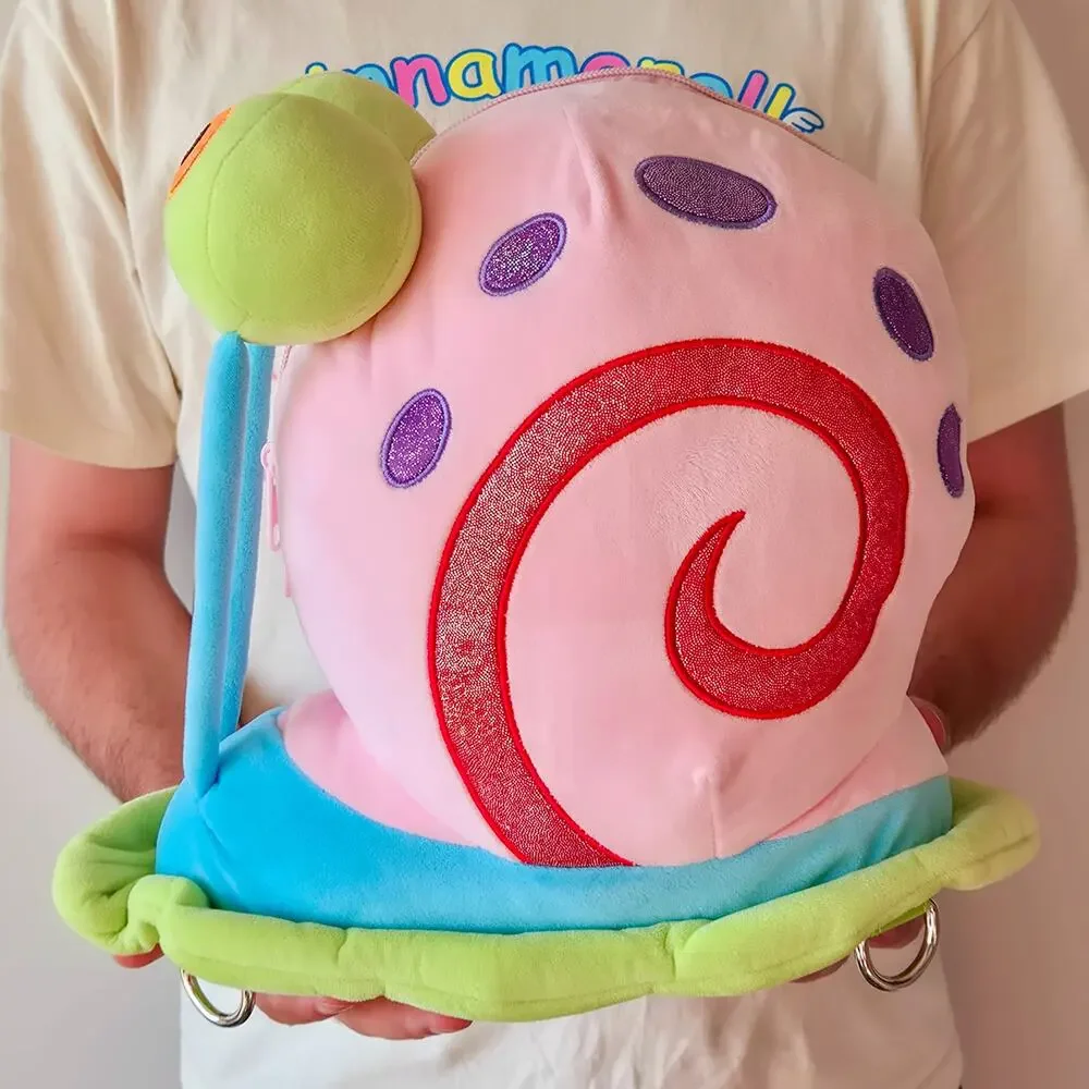 Dolls Kill x SpongeBob Snailing Around Plush Backpack Gary the Snail Bag